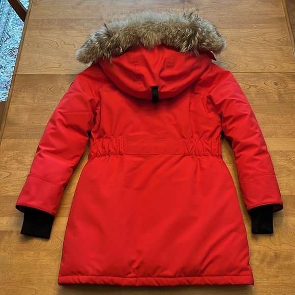 Canada Goose Trillium Parka, Fusion Fit (Petite) Size S, Red - Picture 7 of 13